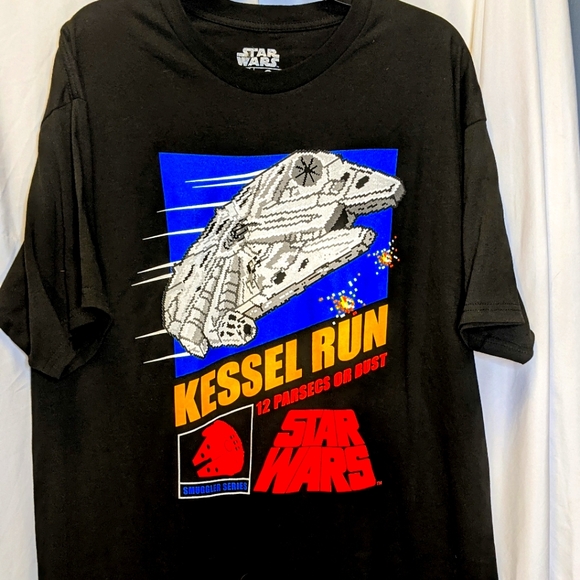 Star Wars Kessel Run t shirt black sz XL